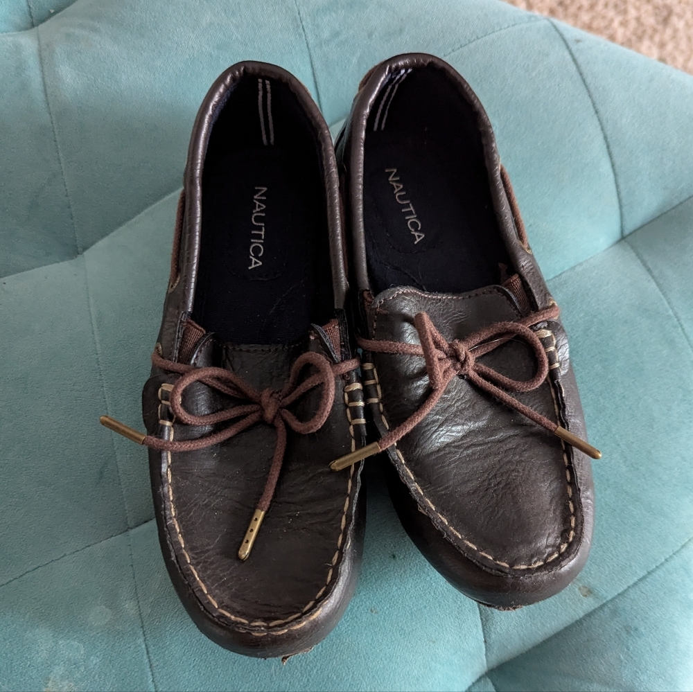 Nautica Boys Boat Shoes Size 13